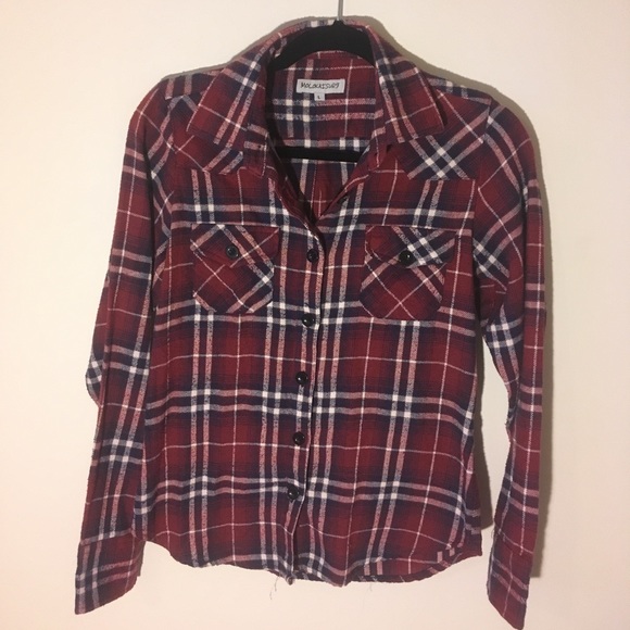 Red Plaid Flannel - Picture 1 of 5